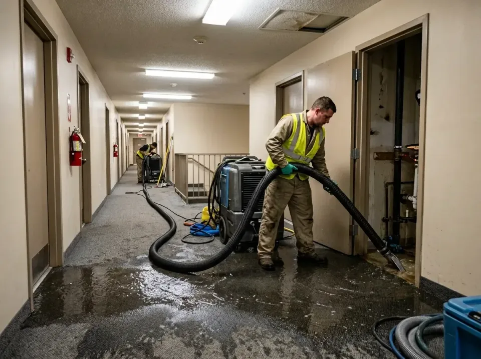 multi-unit-apartment-hallway-f-005 — frequently asked questions, Emergency Burst Pipe Water Extraction & Removal in Fillmore…